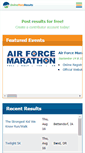 Mobile Screenshot of onlineraceresults.com